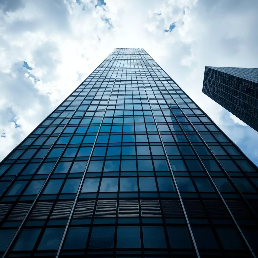 Looked up and forgot where I was for a second. The sky and the building became the same thing.