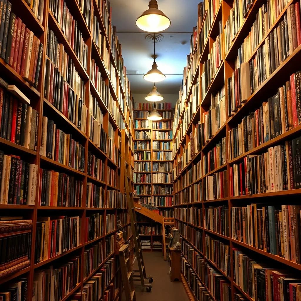 Walked into a used bookstore and the smell hit me like a time machine. Left with six books I did not need and zero regrets.