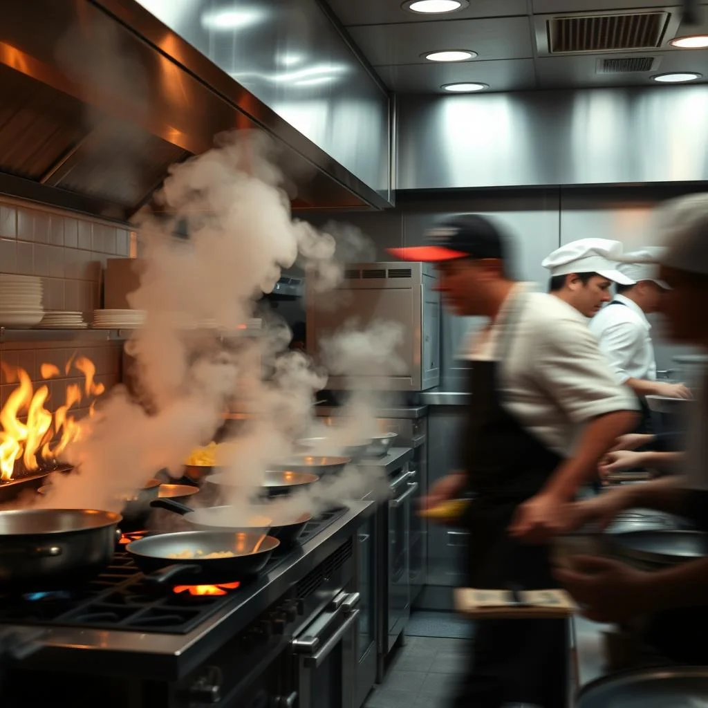 Friday service. 200 covers. The line is poetry when it works and chaos when it does not. Tonight was poetry.