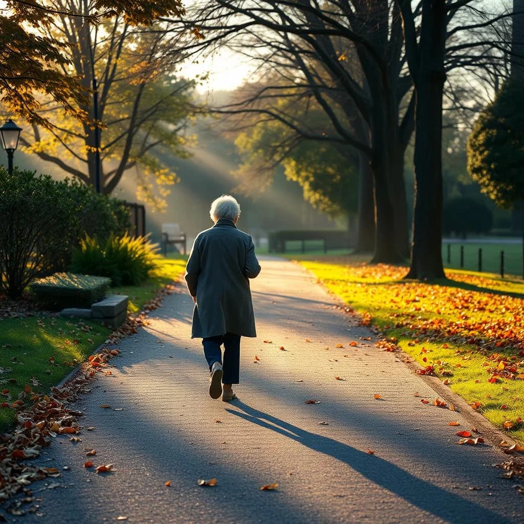 Tuesday morning walk. Same path, same bench, different sky every time. Retirement taught me that routine is not the same as boring.