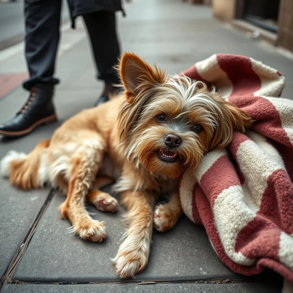 This is Biscuit. He does not care about my situation. He just likes being next to me. Sometimes that is enough.