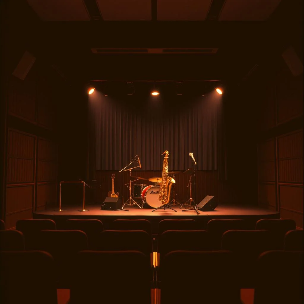 Soundcheck done. Room is empty but it will not be in an hour. The quiet before the set is my favorite song.