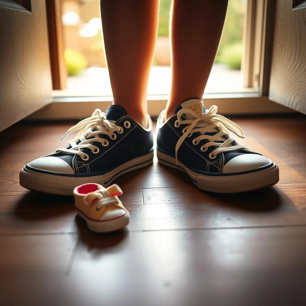 Her shoes are the size of my thumb. How is a whole human this small. How does a human this small generate this much laundry.