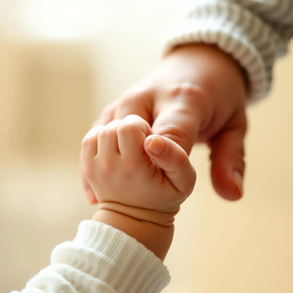 She grabbed my finger today and held on like I was the whole world. Plot twist: she is mine.