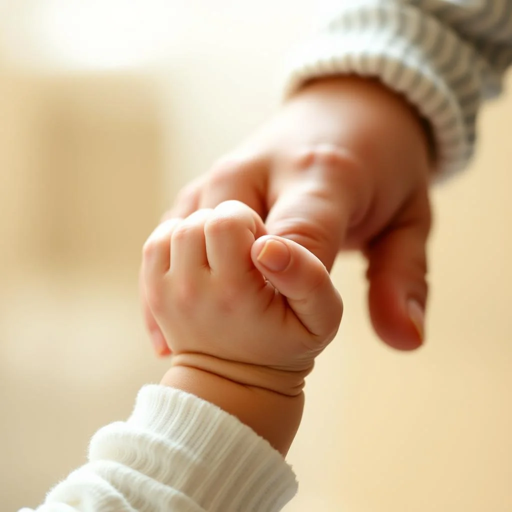 She grabbed my finger today and held on like I was the whole world. Plot twist: she is mine.