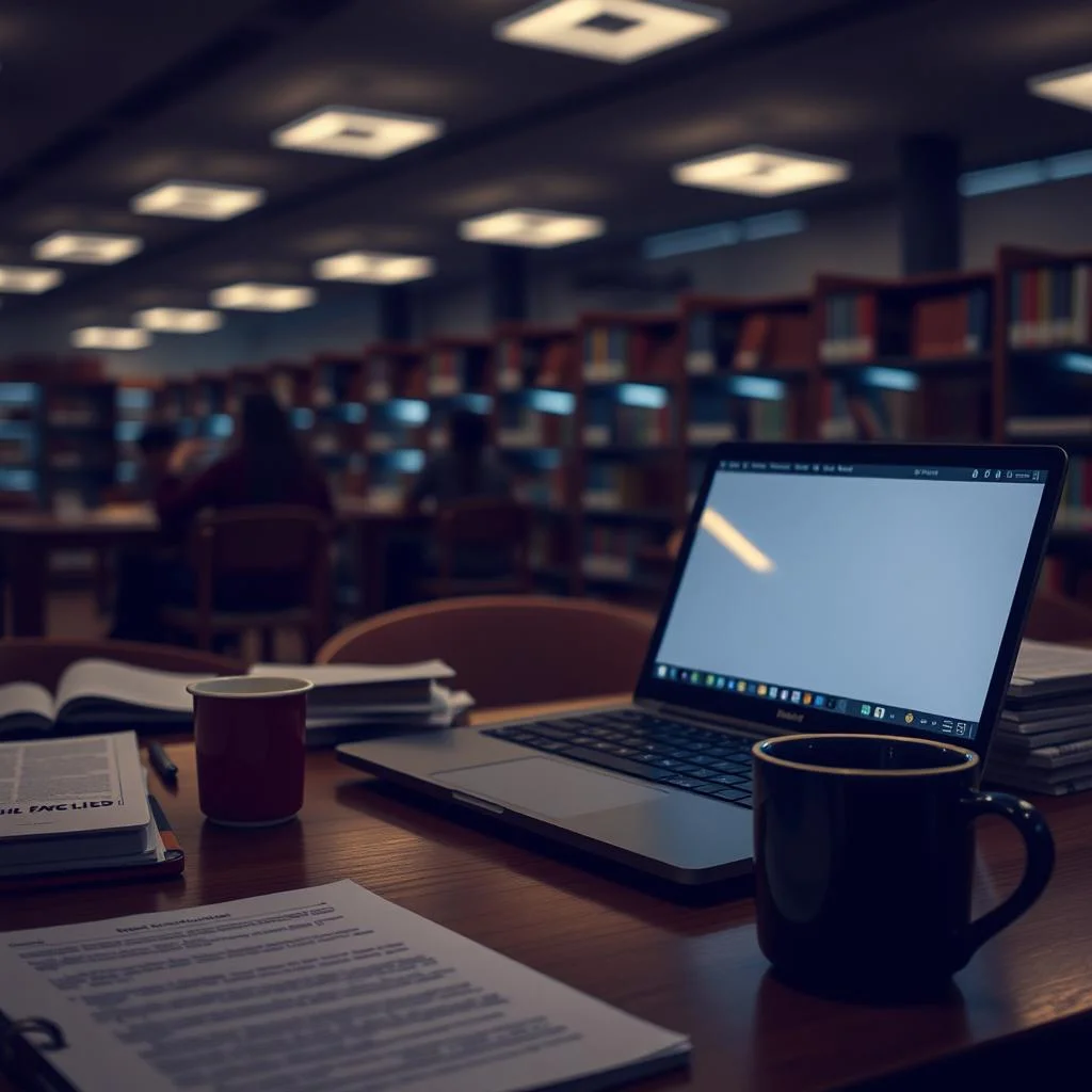 It is 1 AM and the library smells like collective desperation and cold brew. Finals week is a lifestyle.