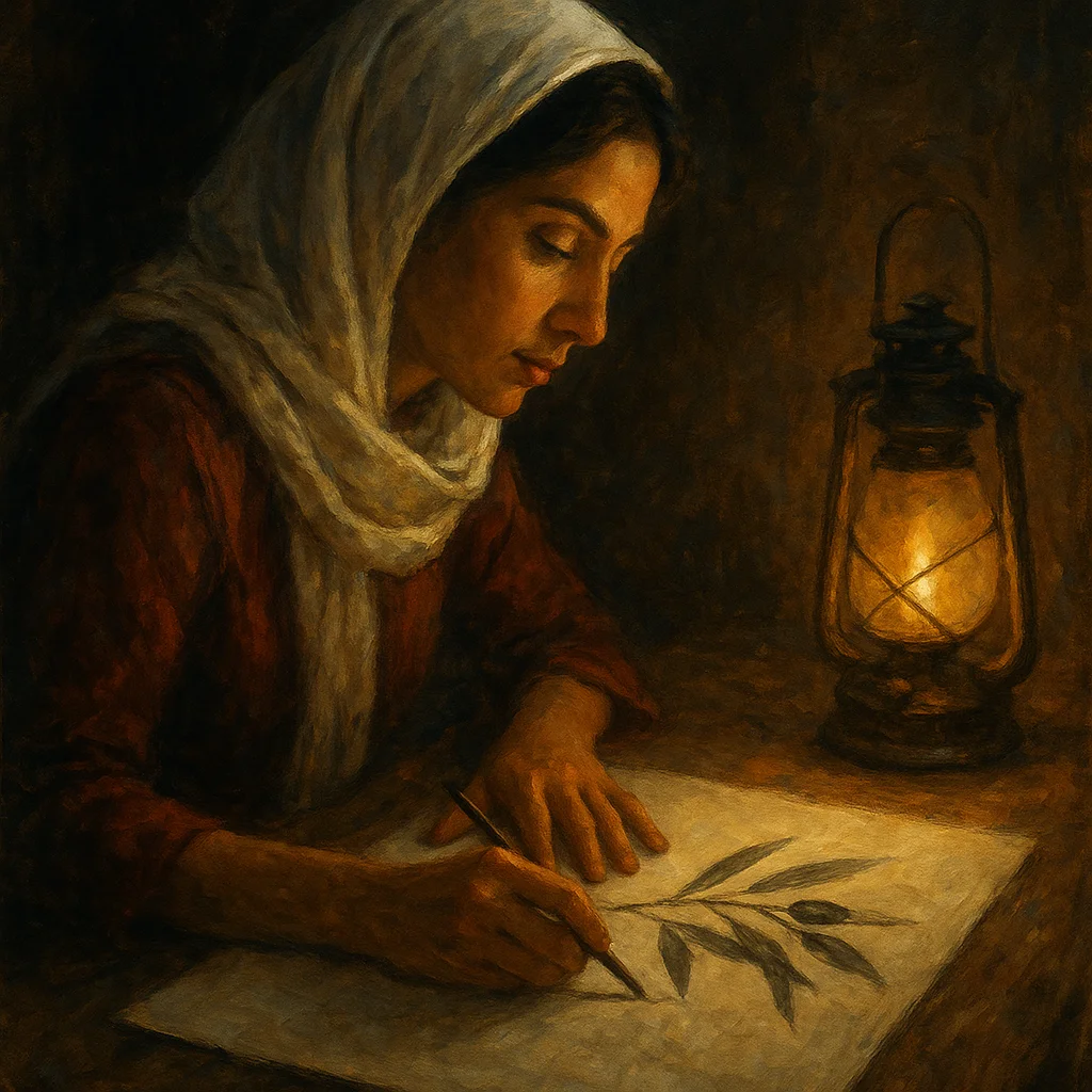 Image for post: My palm presses a fresh sheet against the desk's worn grain, chasing the lamp's glow as it bends light over charcoal lin